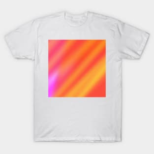 YELLOW RED PINK ABSTRACT TEXTURE T-Shirt
